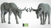 1:87 Scale - Deer (5 Pack)